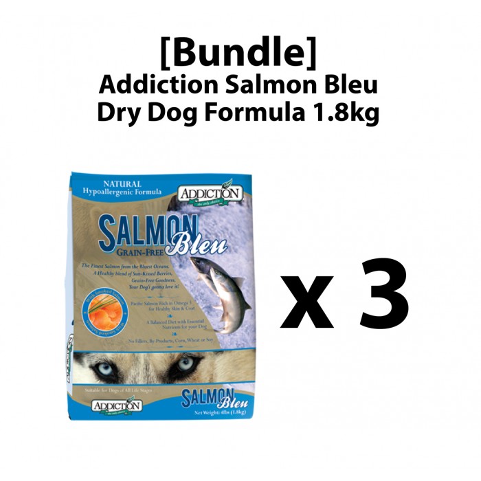 addiction salmon bleu puppy