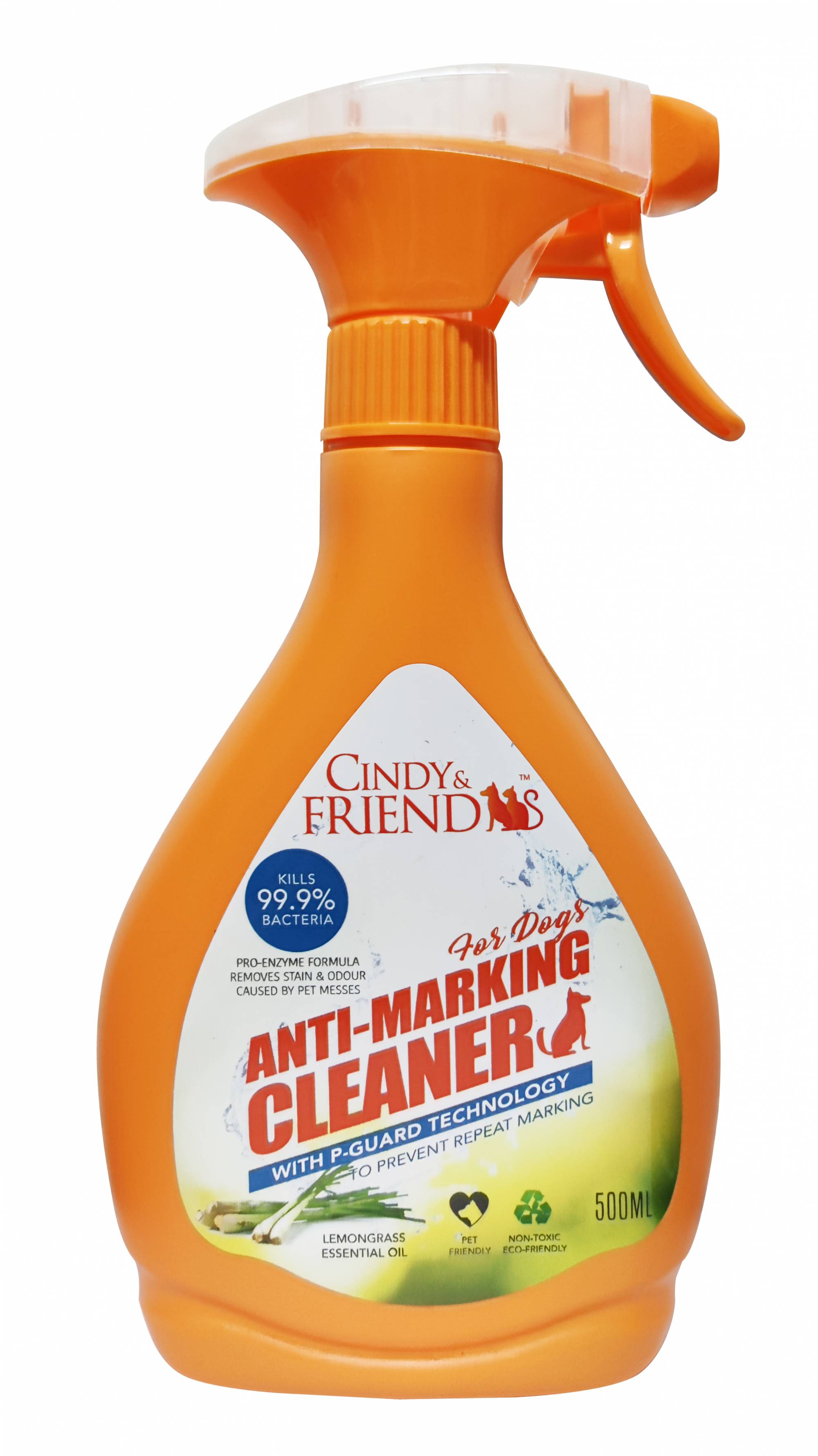 Cindy and Friends Anti Marking Cleaner Spray For Dog (Lemongrass