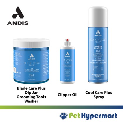 Andis 5 in 1 Cool Care Plus Spray | Clipper Oil | 7 in 1 Blade Care (For Salon or Pet Salon use Clipper)