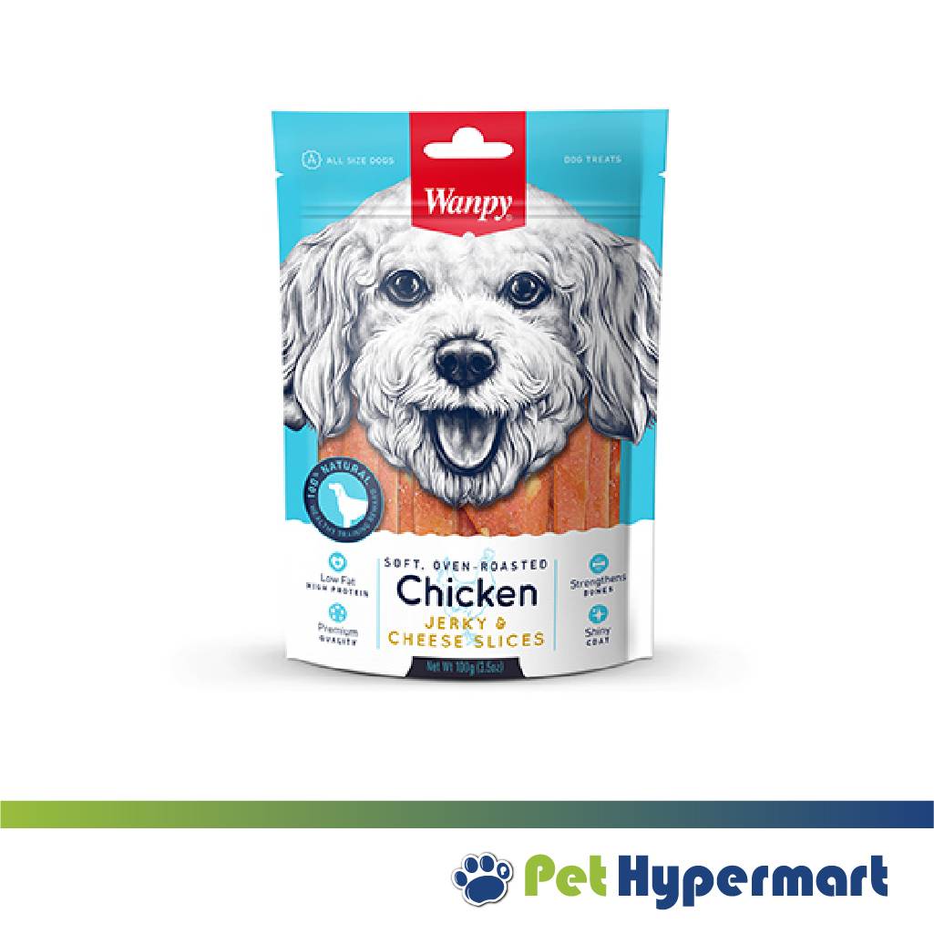 Wanpy Oven-Roasted Dog Treats 100g