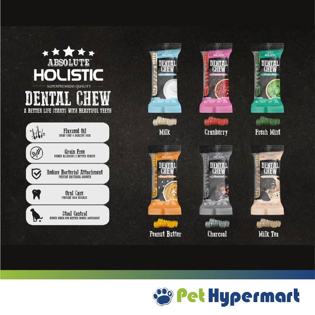 Absolute Holistic Dog Dental Chew 4 inch 25g