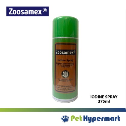 Zoosamex (Aerosol) Wound Dressing Spray For Animals/Pets 375ml (WITH BUBBLE WRAP)
