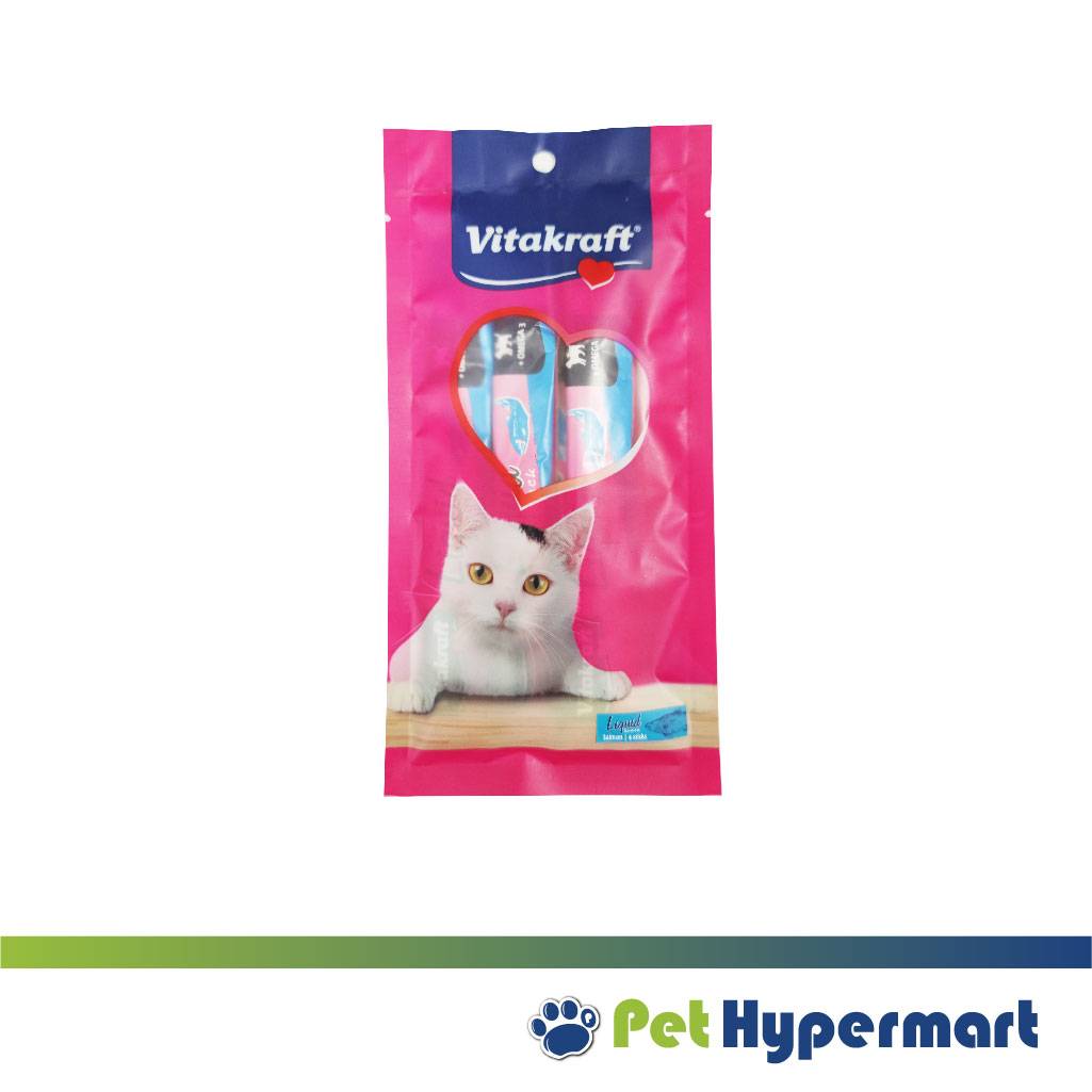 Snack Per Gatti Vitakraft Liquid Snack - Manzo Con Inulina, 11 Confezioni Da 90g - Foto 2