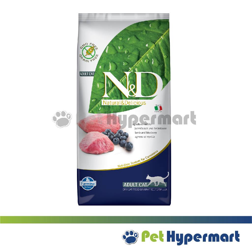 Original Pack Farmina Natural & Delicious N&D Adult/Kitten/Lamb Cat