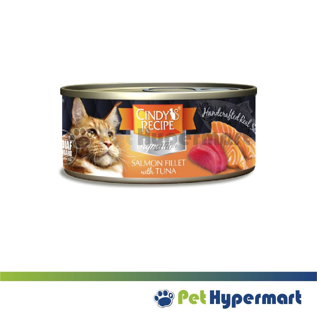 Cindy's Recipe Signatures Salmon Fillet Canned Cat Formula 70gm (Salmon