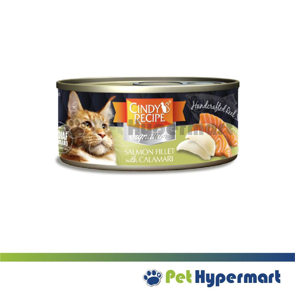 Cindy's Recipe Signatures Salmon Fillet Canned Cat Formula 70gm (Salmon