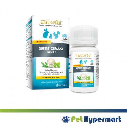 Natural Pet Supplement for Small Animal Hamster | Rabbit | Ferret | Guinea Pig | Rabbit 60 Tablets Natural Pet Supplement for Small Animal Hamster | Rabbit | Ferret | Guinea Pig | Rabbit 60 Tablets
