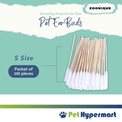 Zoonique Grooming Pet Ear Clean 100 ml / Pet Ear Buds