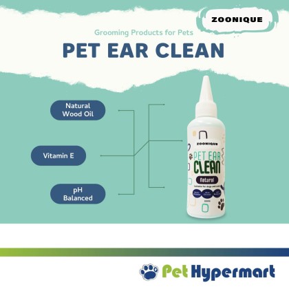 Zoonique Grooming Pet Ear Clean 100 ml / Pet Ear Buds