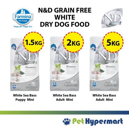 Farmina Natural & Delicious N&D Brown or White Dog 1.5kg, 2kg & 5kg