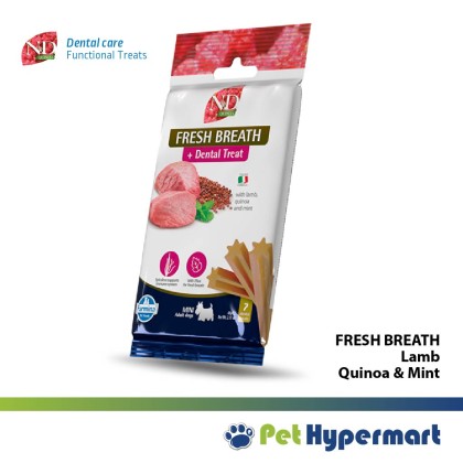 Farmina Natural & Delicious N&D Dental Care Functional Treats for Dog 60g