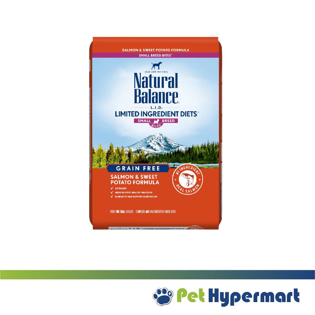 Natural Balance L.I.D. Salmon & Sweet Potato Small Bites Dry Dog