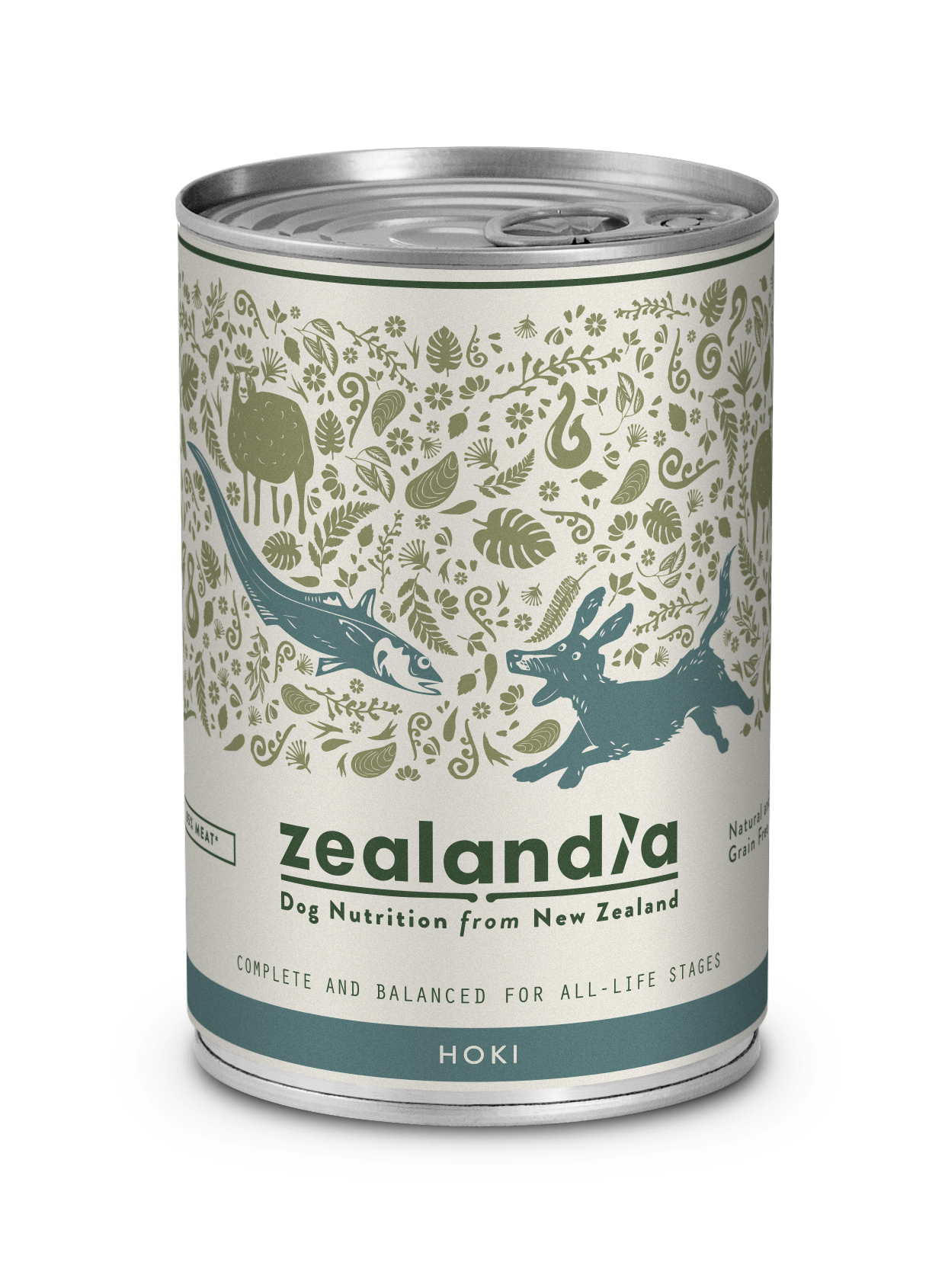 Zealandia Sustainable NZ Hoki Canned Dog Formula 385g