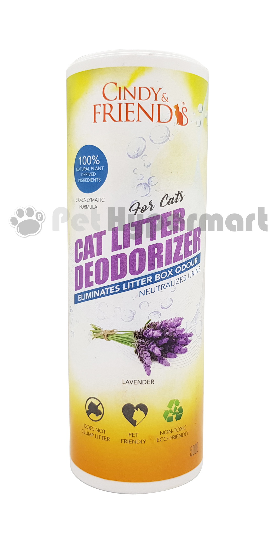 Cindy and Friends Cat Litter Deodorizer Powder (Lavender) 500gm