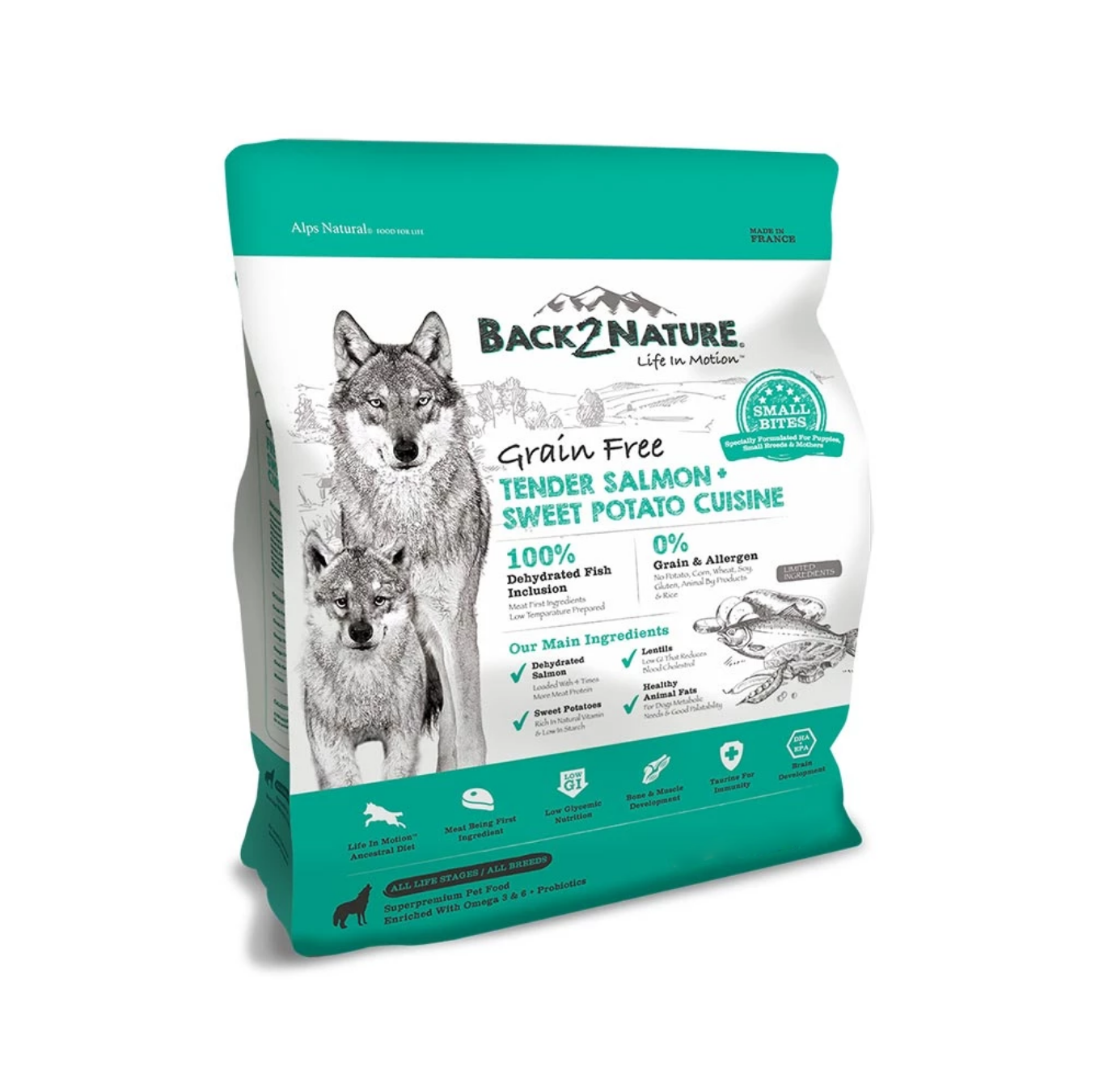 Back 2 Nature Grain Free Fresh Tender Salmon + Sweet Potato Cuisine