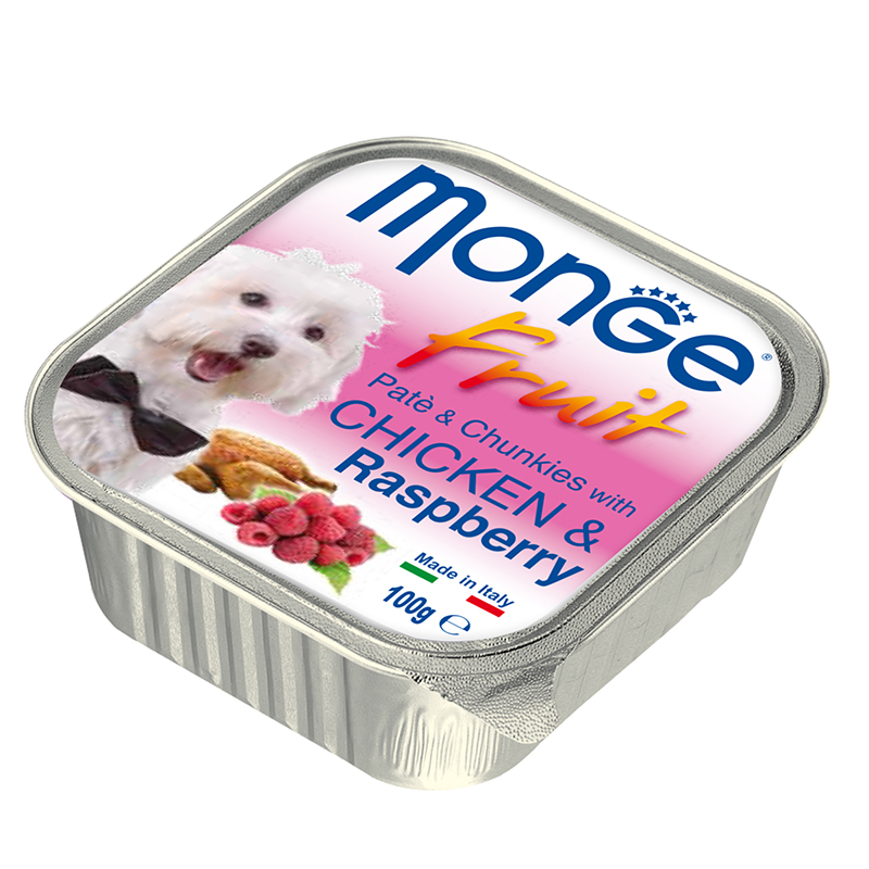[Bundle] Monge Paté & Chunkies with Chicken and Raspberry Wet Dog